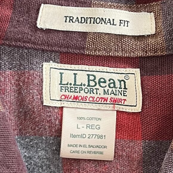 LL Bean Cotton Flannel - Picture 4 of 4